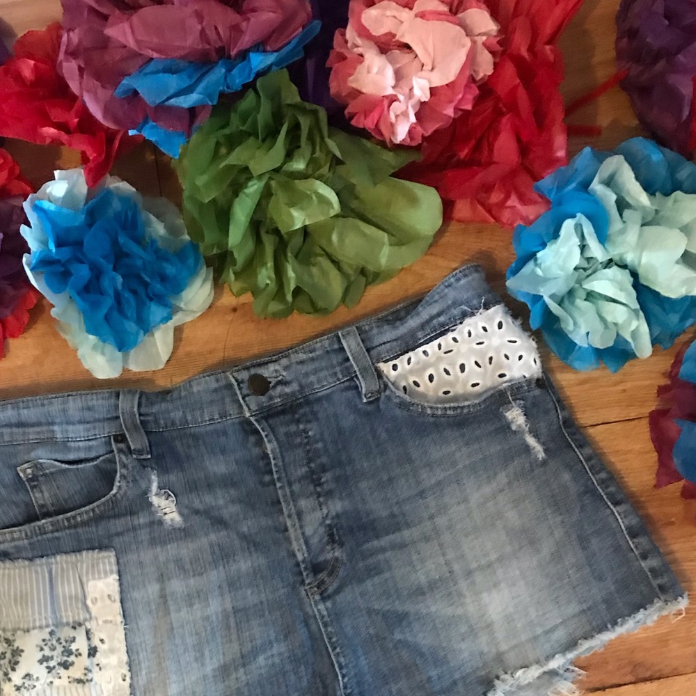 SHORTS cute patchwork denim from Guess